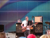 Phil Lesh and Furthur performing at the St. Augustine Amphitheatre during the first set.