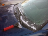 The morning ritual of de-icing the car is getting old.