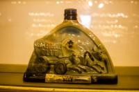 "Harolds Club" Jim Beam whiskey decanter (1969) by C. Miller/Regal China on display inside Thorn's Showcase Lounge.