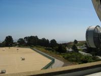 The view from the roof of the Sutro Tower equipment building.