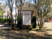 Small out building behind The Waldorf (1929) at Pebble Hill Plantation.