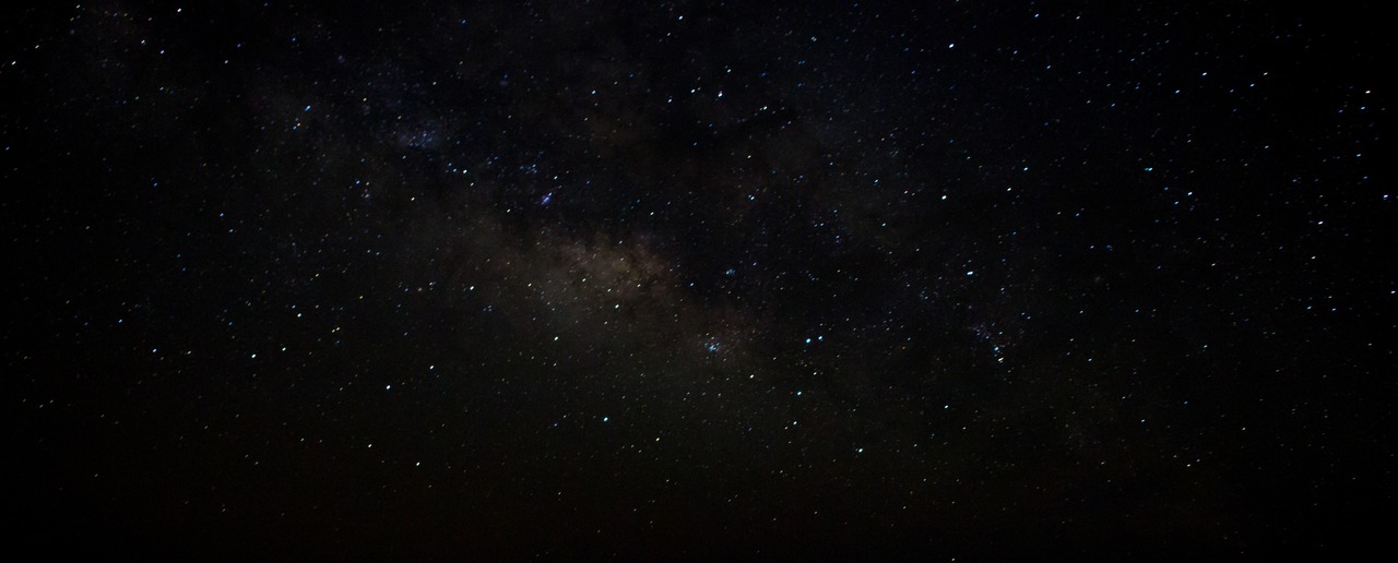 The galactic plane of the Milky Way Galaxy visible in the night sky above St. George Island.