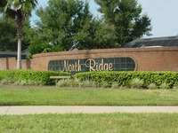 Sign to the North Ridge community.
