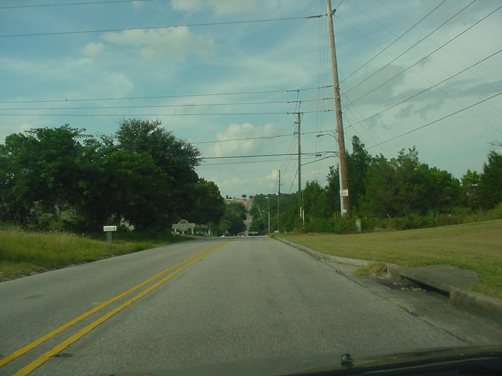 Driving in Clermont.