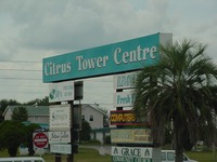 Citrus Tower Centre signs.