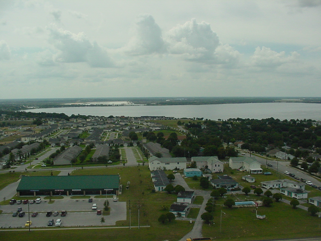 View of Clermont from atop the Citrus Tower.
