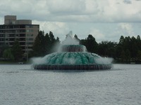 Linton E. Allen Memorial Fountain at Lake Eola.