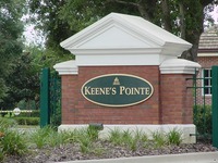 Sign for Keene's Pointe.