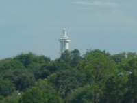 The Citrus Tower as seen from the Lake Minneola boardwalk.