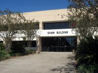 Main entrance to the Shaw Building.
