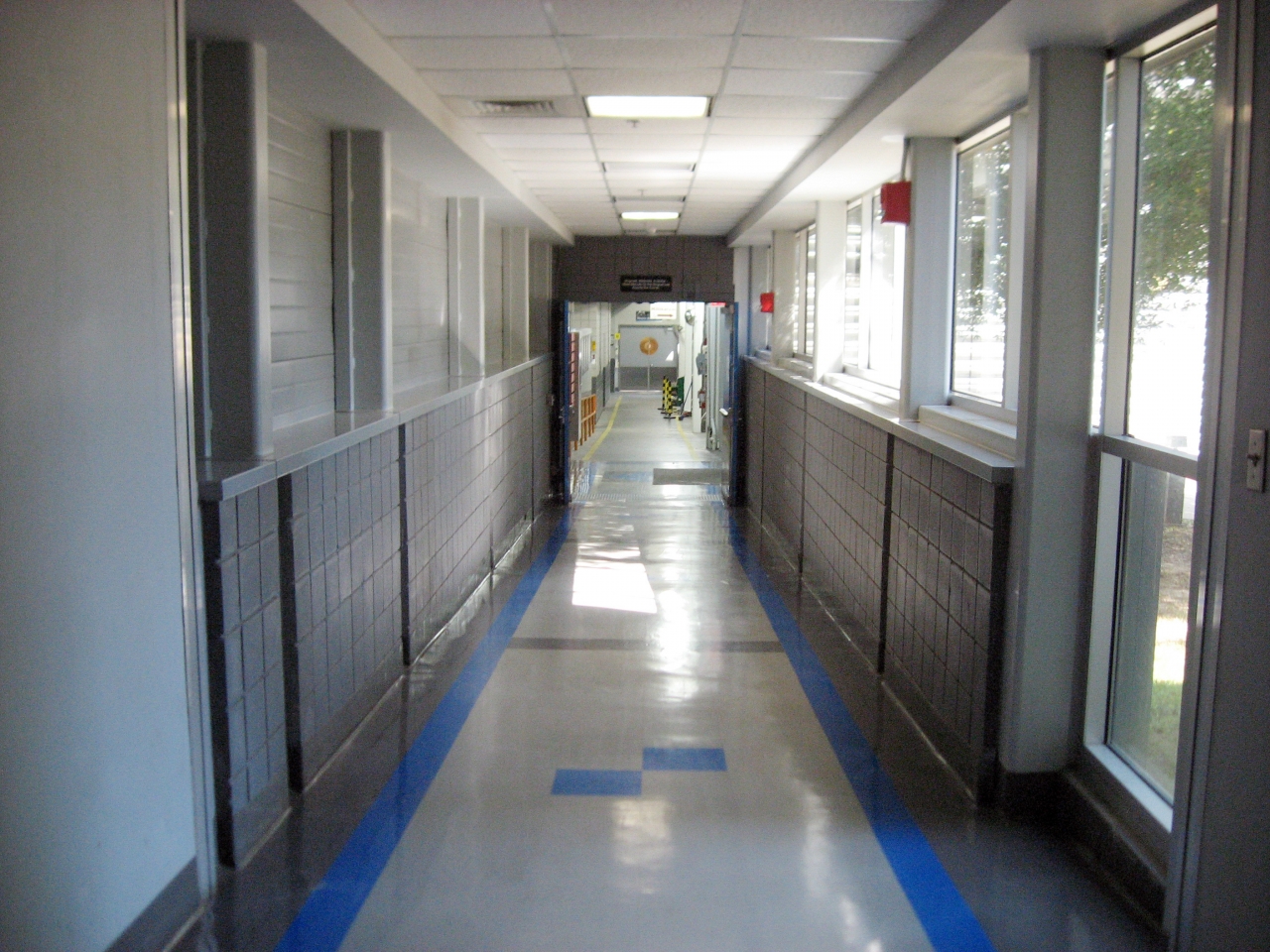 Main corridor to the DC Field wing.