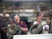 Lauren and Alice try out the HE-43 Dri-Lab glove box.