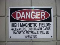 Sign: Danger High Magnetic Fields.