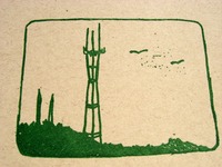Green Sutro Tower by Charlie Wright