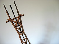 Sutro Tower 1/1000th Scale Model by Aidan Dysart