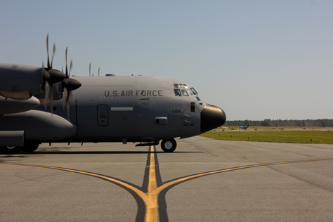 Photo Credit: David July — United States Air Force Reserve 403d Wing 53d Weather Reconnaissance Squadron 'Hurricane Hunters' WC-130J Hercules 75304 taxiing to Tallahassee Regional Airport Runway 36, Tallahassee, Florida: 22 May 2014