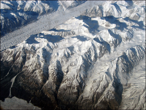 Photo Credit: David July — Beautiful mountain terrain in the snowy cold of the Last Frontier, east of Valdez, Alaska, 13 March 2008