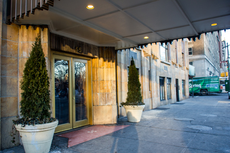 Photo Credit: David July — The front door of 55 Central Park West (1929), New York, New York, 24 January 2014