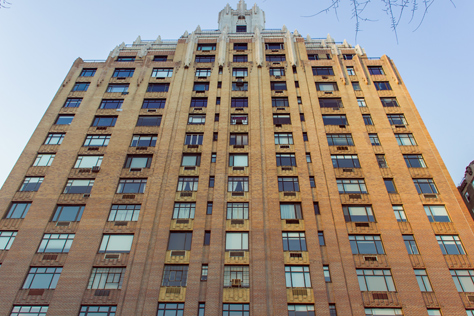 Photo Credit: David July — The front of 55 Central Park West (1929), New York, New York, 24 January 2014