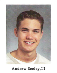 Andrew Seeley, Junior yearbook picture, Lake Brantley High School, 1999