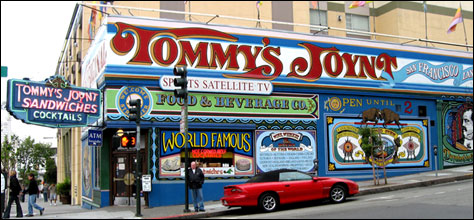 Photo Credit: David July — Tommy's Joynt at Geary and Van Ness has been a San Francisco institution since 1947 and is one of my favorite places to eat in the bay area, 1101 Geary Boulevard, San Francisco, California, 22 May 2009
