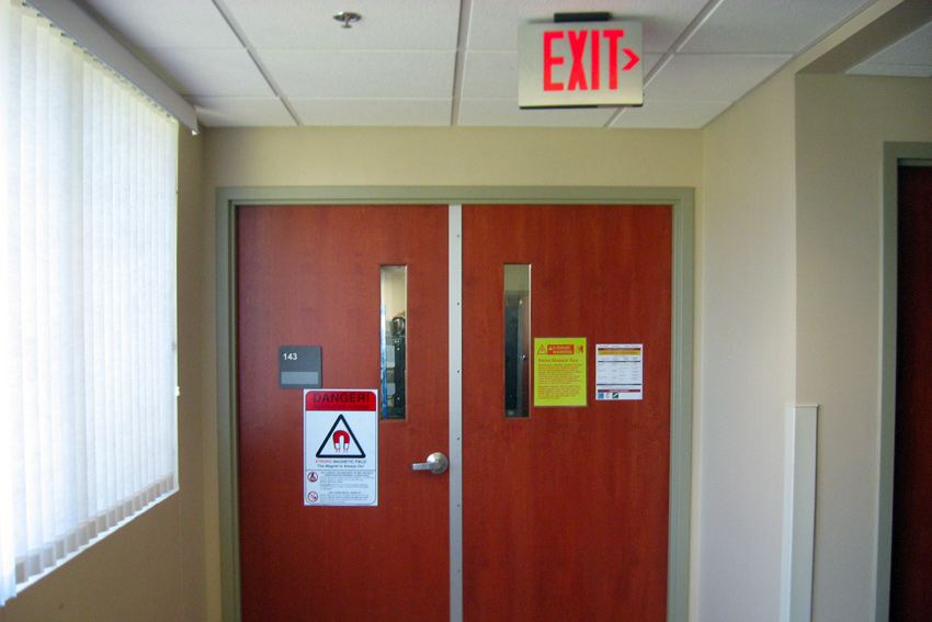 Entrance to lab Shaw 143