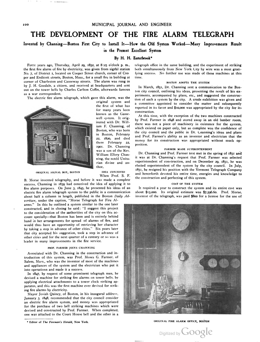 Municipal Journal and Engineer, January 1902, Page 220