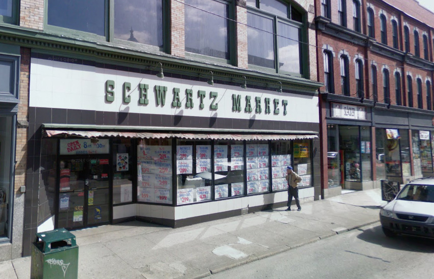 Google Street View of Schwartz Market